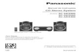 CD Stereo System - Panasonic · 2020-03-02 · Nossos agradecimentos por ter adquirido este aparelho. Para um melhor desempenho e segurança, por favor, leia todas as instruções