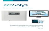 Aldo€¦ · Solys eco Figura 2. Vista inferior Inversor ecoSolys Ao abrir esse compartimento o usuário irá encontrar uma placa responsável pela comunicação do inversor com o