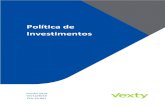 Política de Investimentos VEXTY v3 · Avaliação e Controle de Risco ... das carteiras de investimentos. Com base na categorização em Classes de Ativos é realizada a gestão