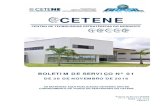 CETENE · 2017-05-02 · Boletim de Serviço CETENE Ano 01 Número 01/2016 DATA – 30.11.16 PÁGINA 2 Recife, 30 de novembro de 2016