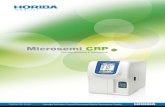 Microsemi CRP - Analtec S.L · El Microsemi CRP es la última generación de la serie Micros CRP, que con un escaso volumen de muestra de sangre (18 µl), proporciona resultados simultáneos