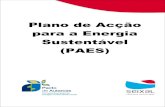 Plano de Acção para a Energia Sustentável (PAES) · 2016-11-30 · acessibilidade a Lisboa, acentuando-se cada vez mais a influência da área metropolitana na dinâmica interna.