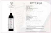 TORO · TINTA RosA TORO Denominación de Origen TlvrA DE T0R0 TINTA ROSA Wine name: Tinta Rosa. Appellation: DO Toro. Vintage: 2018 Varietal composition: 100% Tinta de Toro.