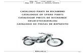 CATALOGO PARTI DI RICAMBIO CATALOGUE OF SPARE PARTS ...€¦ · pag.1 alp-4t - 125-200 cc alp-4t - 200 cc 2003/2005 catalogo parti di ricambio catalogue of spare parts catalogue pieces