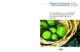 Boletim de Pesquisa 335 - Embrapa€¦ · Boletim de Pesquisa e Desenvolvimento 335 Informações para a Composição de Tabela Nutricional da Polpa do Maracujá BRS Pérola do Cerrado