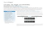 Cluster de High-Availability - Synology Inc. · 2019-09-18 · Certificado de virtualização ... Gestores informáticos podem esperar um estado VM garantido e consistência de dados
