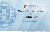 Metas Curriculares de Português · Equipa Helena Carvalhão Buescu (Coordenadora) – Faculdade de Letras da Universidade de Lisboa José Morais (Coordenador) – Université Libre