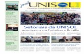 Rossana Lana Setoriais da UNISOL€¦ · letiva e artesanato da re-gião. Página 4 Integrante da Nexus, Itália, Sabina Beveglieri, parceira italiana da UNI-SOL Brasil vem para o