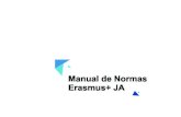Manual de Normas Erasmus+ JA...Tipografia >>> 6 Utilizações Incorrectas >>> 18 Artes Finais >>> 29 O Programa Erasmus+ Juventude em Ação [Ja] é um programa de juventude e desporto