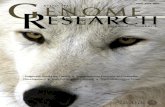 Research - TAUgeffene/PDFs/83-Genome_Res_2011.pdfResearch A genome-wide perspective on the evolutionary history of enigmatic wolf-like canids Bridgett M. vonHoldt,1 John P. Pollinger,1