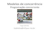 Modelos de concorrência - PUC-Rionoemi/sd-13/salmitomodelosdeconcorrencia.pdf · Classificação de modelos básicos de concorrência •Caso especial: Multitarefa cooperativa –Também