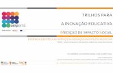 IMPACTO Clique para editar o estilo TRILHOS PARA A INOVAÇÃO EDUCATIVA MEDIÇÃO DE ...portal.amp.pt/media/documents/2018/11/09/AMP_Seminario... · 2018. 11. 9. · impacto trilhos