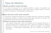 Tipos de Modelos - Instituto de Computação · 2015. 5. 12. · Tipos de Modelos Modelos preditivos (Supervisionado) • A tarefa de geração de um modelo preditivo consiste em