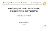 Melhorias para o meio ambiente com …...Melhorias para o meio ambiente com biocombustíveis nos transportes Biodiesel e Bioquerosene Associação Brasileira das Indústrias de Óleos