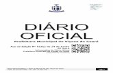 DIÁRIO OFICIAL · DIÁRIO OFICIAL IMPRESSO OFICIAL DO MUNICÍPIO Ano IV Edição Nº CCXLI de 14 de Junho de 2019 Prefeitura Municipal de Viçosa do Ceará Portaria N.º 40 -2019