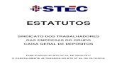 ESTATUTOS STEC- VERSÃO CONSOLIDADA AG 13 9 2018 · i) Gerir ou participar na gestão, em colaboração com outras associações sindicais, de instituições de segurança social