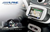 CATÁLOGO GERAL 2016 - 2017 - Alpine Europe...CATÁLOGO GERAL 2016-2017 A Alpine oferece uma crescente variedade de soluções Infotain-ment Premium, específicas para veículos da