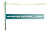 PROBABILIDADE E PROCESSOS ALEATÓRIOSbaldini/IA886/Cap2.pdf · 2007. 9. 4. · PROBABILIDADE E PROCESSOS ALEATÓRIOS. EE-881 ... Regularidade estatística:se para qualquer seqüência