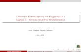 Métodos Estocásticos da Engenharia I - Capítulo 2 ...professor.ufop.br/sites/default/files/magno/files/...Bibliograﬁa Bibliograﬁa Estasnotasdeaulaforambaseadasnasobrasde: 1