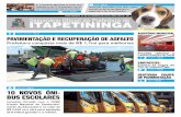 Semanário Oficial da Prefeitura de ITAPETININGA · de apresentação de projetos, no va-lor de R$ 466 mil, através de duas emendas parlamentares a recupe-ração do pavimento do