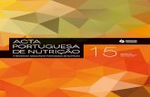 Acta Portuguesa de Nutrição – Acta Portuguesa de …actaportuguesadenutricao.pt/wp-content/uploads/2019/02/...sobre o planeta Terra. Discutem-se as formas de atingir estes objetivos