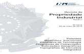 Revista da Propriedade Industrialrevistas.inpi.gov.br/pdf/PATENTES2313.pdfRevista da Nº 2313 Patentes Desenhos Industriais Contratos de Tecnologia Programas de Computador Indicações