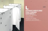 sistemas modulares para cabines sanitárias / …...Sistemas modulares para cabines sanitárias / Sanitary booth hardware / Herrajes para cabinas sanitárias. sm.005.a dobradiça.