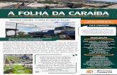 A FOLHA DA CARAIBAminacaraiba.com/wp-content/uploads/2018/10/JORNAL-A-FOLHA-ED… · Em 2016, por ironia do destino, o sertão virou mar no mês de Janeiro e foi hora de recomeçar
