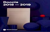 Doccia 2018 — 2019inoxbalear.com/wp-content/uploads/2018/09/CATALOGO-DE...Desde sus inicios DOCCIA fabrica mamparas de ducha a medida convirtiéndose en líder del mercado español