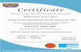 WRG CERT -Arihant Electro CERT... · 2019. 12. 17. · NACE Issue Date Valid Until:::: IATF-XIX-12-6905 DJ- 27.35 11-DEC-2019 10-DEC-2022 This certificate remains the property of