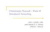 Otimização Natural – Parte II Simulated Annealinggabriel/cpe723/20200310_NotasAulasSA_14.pdf · Otimização Natural – Parte II Simulated Annealing UFRJ / COPPE / PEE José