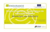Projeto Endurance: Boas Práticas de Aplicação Regional ...€¦ · Projeto Endurance: Boas Práticas de Aplicação Regional Município de Albufeira Planeamento da Mobilidade Urbana
