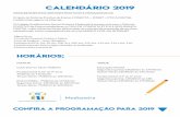 Calendário Medianeira 1010 · 2º Retiro do 9º ano Coordenação da Pastoral. 23 AGO Congresso em Curitiba Educadores da Educação Infantil Pré II e III e Educadores do Fundamental
