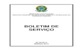 BOLETIM DE SERVIÇO - IFTM · Aplicação do Decreto nº 5.154/2004 na Educação Profissional Técnica de nível médio e no Ensino Médio. BRASIL. Lei nº 11.741, de 16 de julho