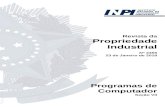 Revista da Propriedade Industrialrevistas.inpi.gov.br/pdf/Programa_de_computador2455.pdf · Programas de Computador – RPI 2455 de 23 de Janeiro de 2018 5/35 Código 111 - Despacho