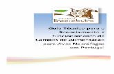 Guia Técnico para o licenciamento e funcionamento de ...habitatlinceabutre.lpn.pt/backoffice/userfiles/... · Estatuto de Ameaça em Portugal de espécies necrófagas e parcialmente