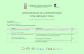 CRONOGRAMA DE APRESENTAÇÃO COMUNICAÇÃO ORAL · 2017. 10. 20. · cronograma de apresentaÇÃo comunicaÇÃo oral sala de apresentaÇÃo de comunicaÇÃo oral 1 dia: 26/10/2017