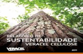 RelatóRio de SuStentabilidade - Veracel Celulose · da base florestal foram plantadas em 1991), é reconhecida como uma das indústrias mais avançadas do mundo no setor, permitindo
