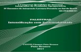 Palestras - Embrapaainfo.cnptia.embrapa.br/digital/bitstream/item/... · Palestras: intensificação com sustentabilidade 1. Congresso Brasileiro de Sistemas Integrados de Produção