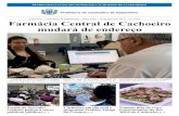 Farmácia Central de Cachoeiro mudará de endereço · antigo Sine, próximo à ponte municipal. p. 3 ANO LIV - Cachoeiro de Itapemirim - terça-feira - 30 de abril de 2019 - Nº