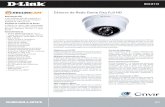 Câmera de Rede Dome Fixo Full HDnbc.intersmartweb.com.br/PDF/DCS-6113_PDF.pdf · 2012. 6. 14. · D-Link DCS-6113 é uma câmera indoor com dome fixo e definições em Full HD,Resolução