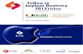 Fellow in Implant Dentistry 2013 Lisboa...Comparação dos tecidos periodontais vs perimplantares Relação odontológica restauradora vs tecidos periodontais e perimplantares Zona