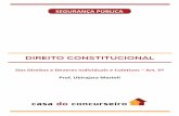 DIREITO CONSTITUCIONAL 3 Direito Constitucional CAPأچTULO I DOS DIREITOS E DEVERES INDIVIDUAIS E COLETIVOS
