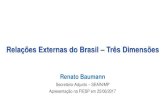Relações Externas do Brasil Três Dimensões...Oito Problemas para o Brasil nas Negociações (cont.) 3) Offsets : Instrumento clássico de uso das compras públicas como indutor