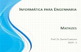 INFORMÁTICA PARA ENGENHARIA - Caetano (Informática para Engenharia – Aula 14) Material Didático Lógica de Programação, págs 151 a 172. Biblioteca Virtual “Lógica de Programação