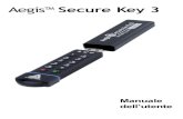 Aegis™ Secure Key 3 - Apricorn | Home · Aegis™ Secure Key 3 Manuale dell’utente. Indice Importante 4 Aegis Fortress Keypad Panel 5 Modalità “Out-of-Box” 5 GLI STATI DEI