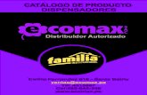 CATÁLOGO DE PRODUCTOecomax.pe/wp-content/uploads/2018/01/CATALOGO-DIS... · Emilio Fernandez 616 - Santa Batriz ventas@ecomax.pe Tlf: 4315867 Cel:985-645-348 Distribuidor Autorizado