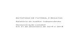 BOTAFOGO DE FUTEBOL E REGATAS Relatório do auditor ...Rio de janeiro – RJ ... Parcelamento da Lei nº 13.155/2015 ... 2015 e instituiu parcelamento especial para recuperação de