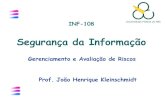 Gerenciamento e Avaliação de Riscos Prof. João Henrique ...professor.ufabc.edu.br/.../seg2019-pos/ger-riscos.pdf · Critérios de Risco Avaliação do Risco Tratamento do Risco