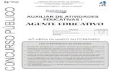 AGENTE EDUCATIVO FORMATADA - CS-UFG · 2012. 3. 22. · AGENTE EDUCATIVO PROVAS QUESTÕES 01 a 20 Conhecimentos Específicos Língua Portuguesa ... que pode ser evidenciada na interlocução,